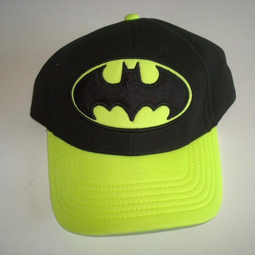 BATMAN SNAPBACK‎ GLOW HAT CAP VINTAGE 00S Y2K B3